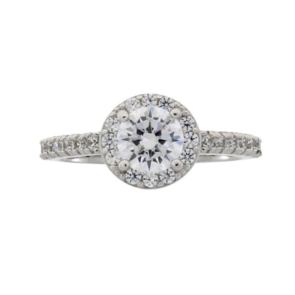 Natural Cubic Zirconium Ring Sterling Silver Bids.com
