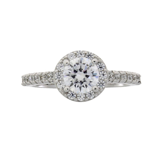 Natural Cubic Zirconium Ring Sterling Silver Bids.com