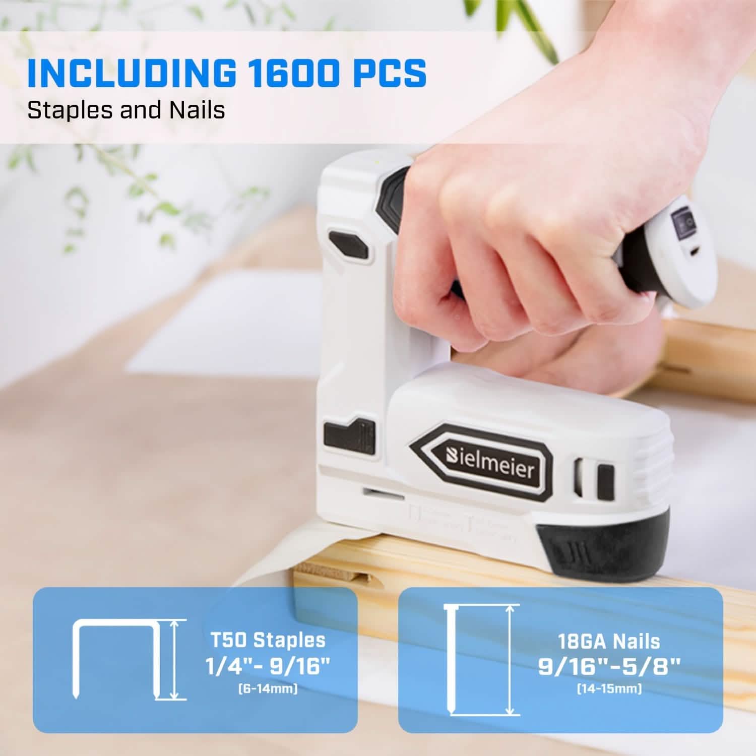 Bielmeier 20V Cordless 2-in-1 Stapler & Brad Nailer DailySale