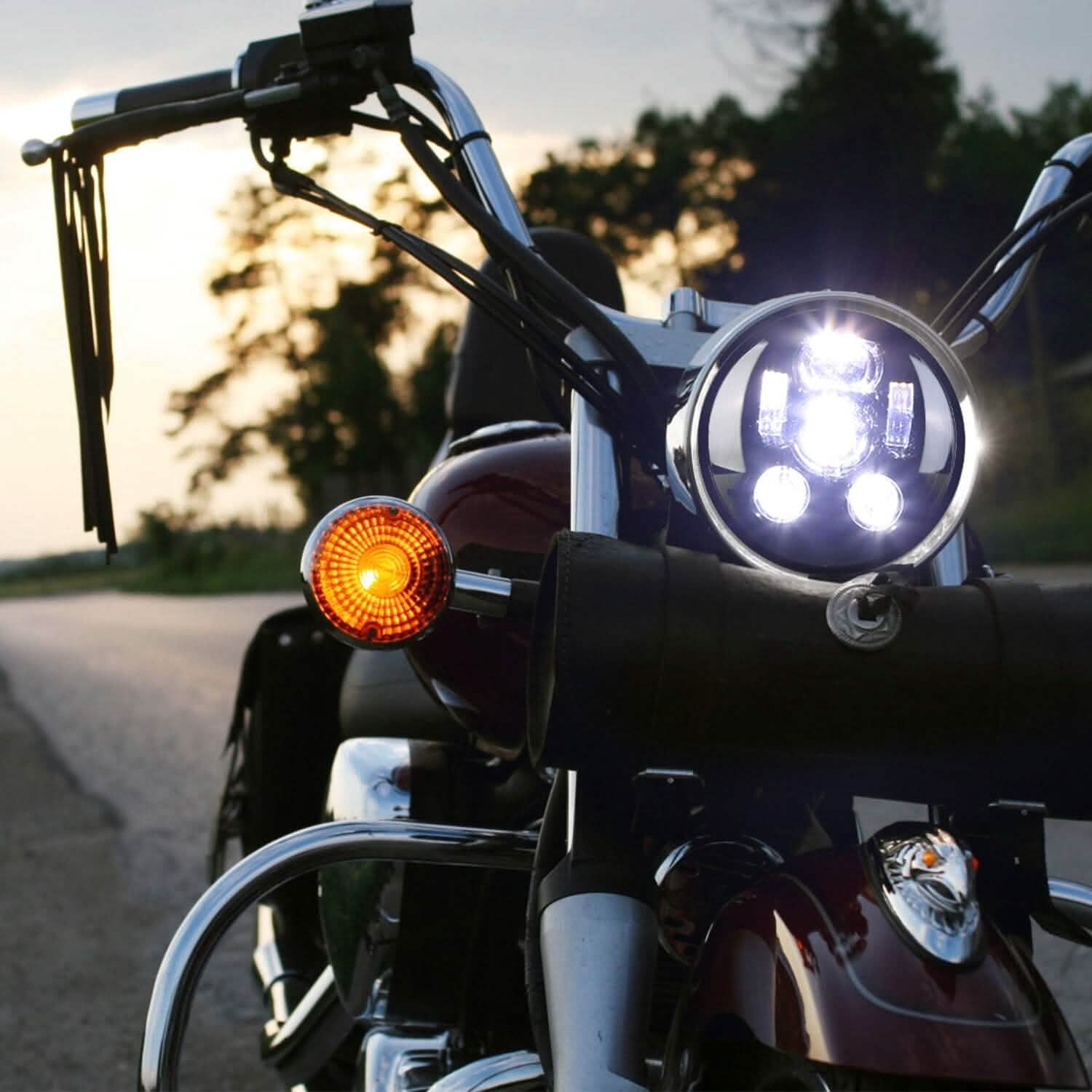 5.75-Inch LED Motorcycle Headlight DailySale