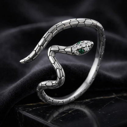 925 Sterling Silver Pavé Setting CZ Oxidized Silver Ring for Women Bids.com