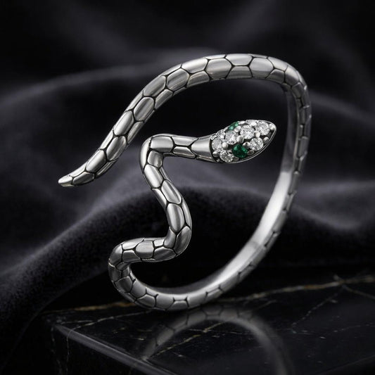925 Sterling Silver Pavé Setting CZ Oxidized Silver Ring for Women Bids.com