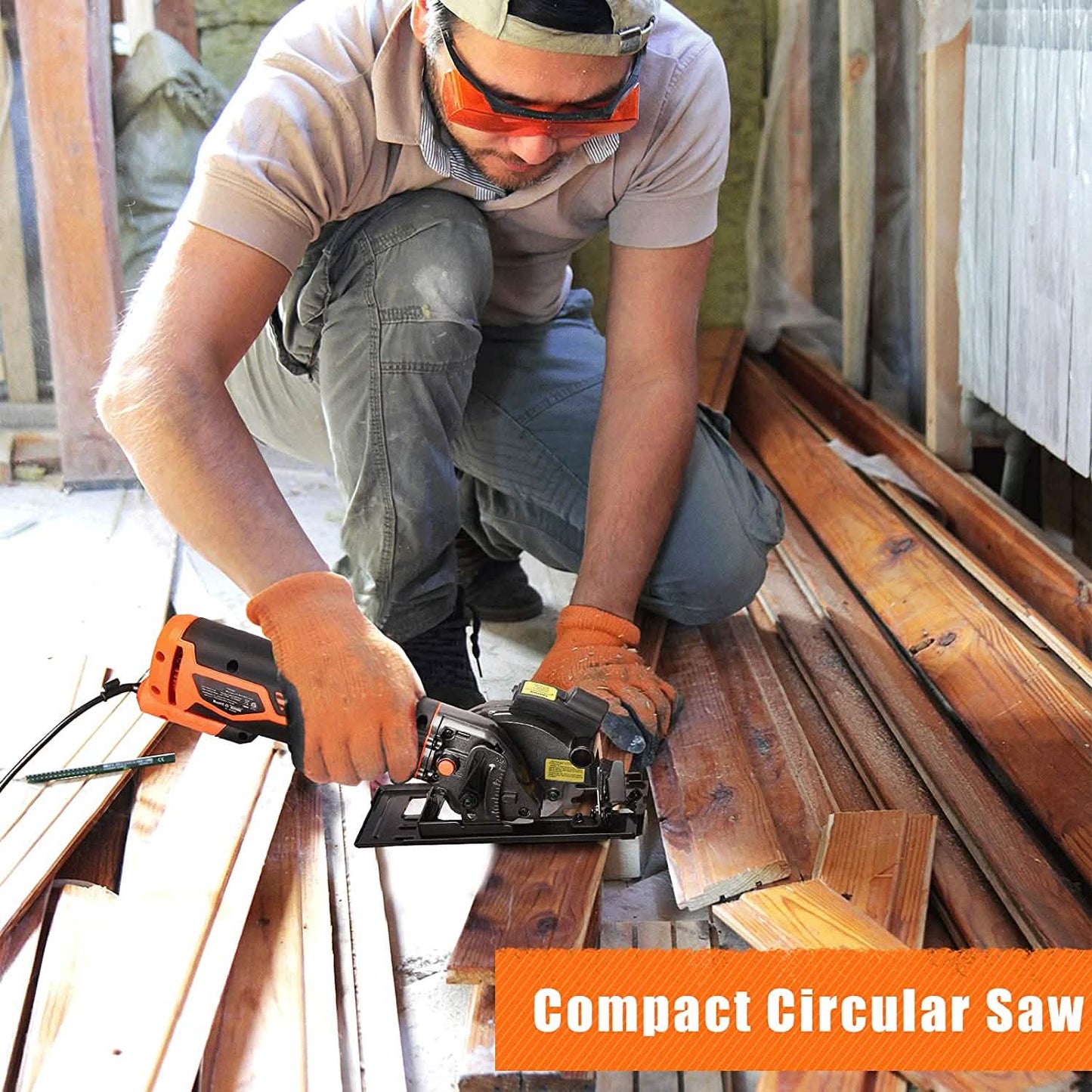 5.8A 3500RPM Mini Circular Saw DailySale