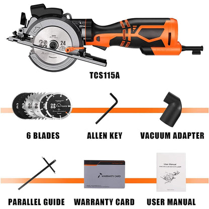 5.8A 3500RPM Mini Circular Saw DailySale