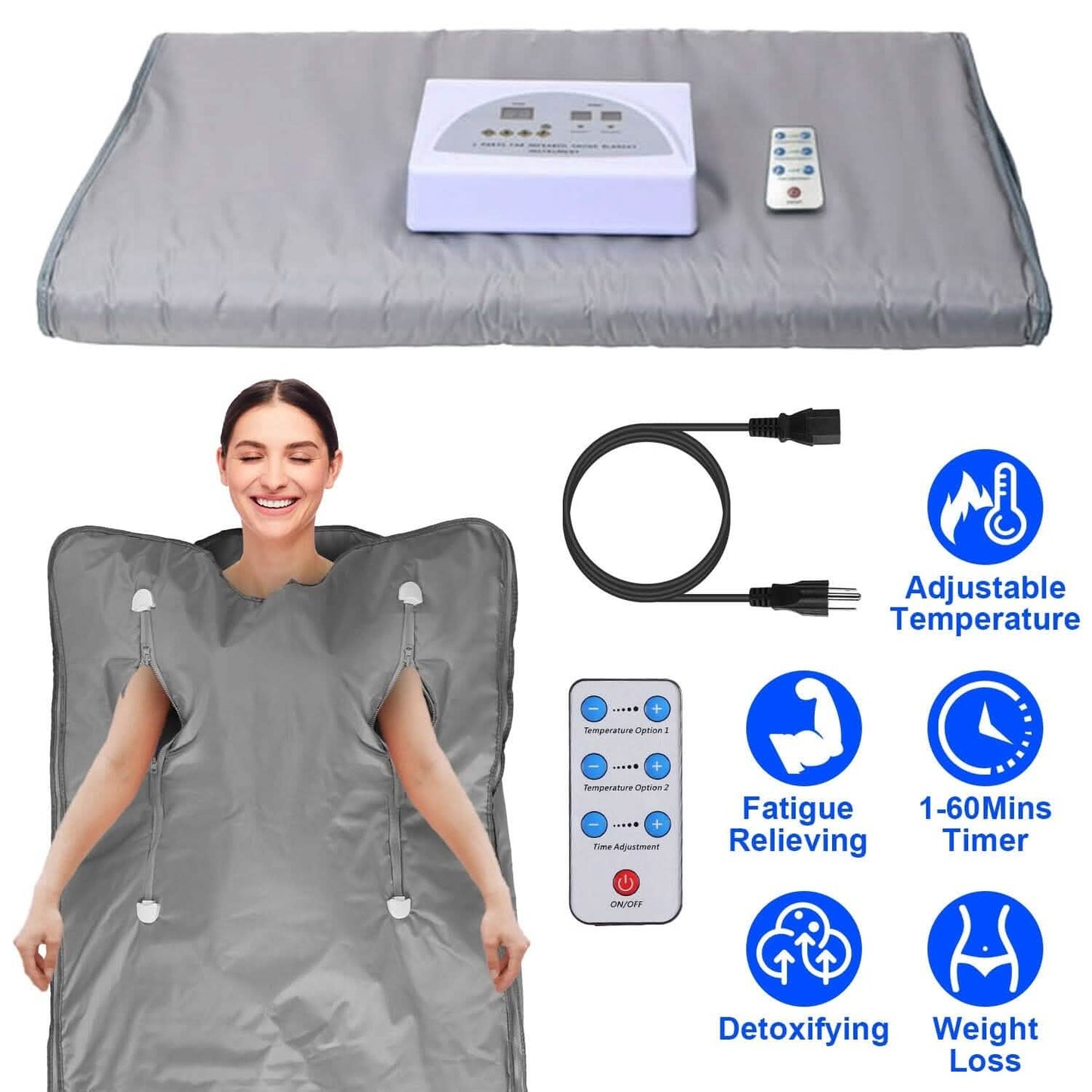 5.9 X 2.6 Ft. Infrared Sauna Blanket DailySale