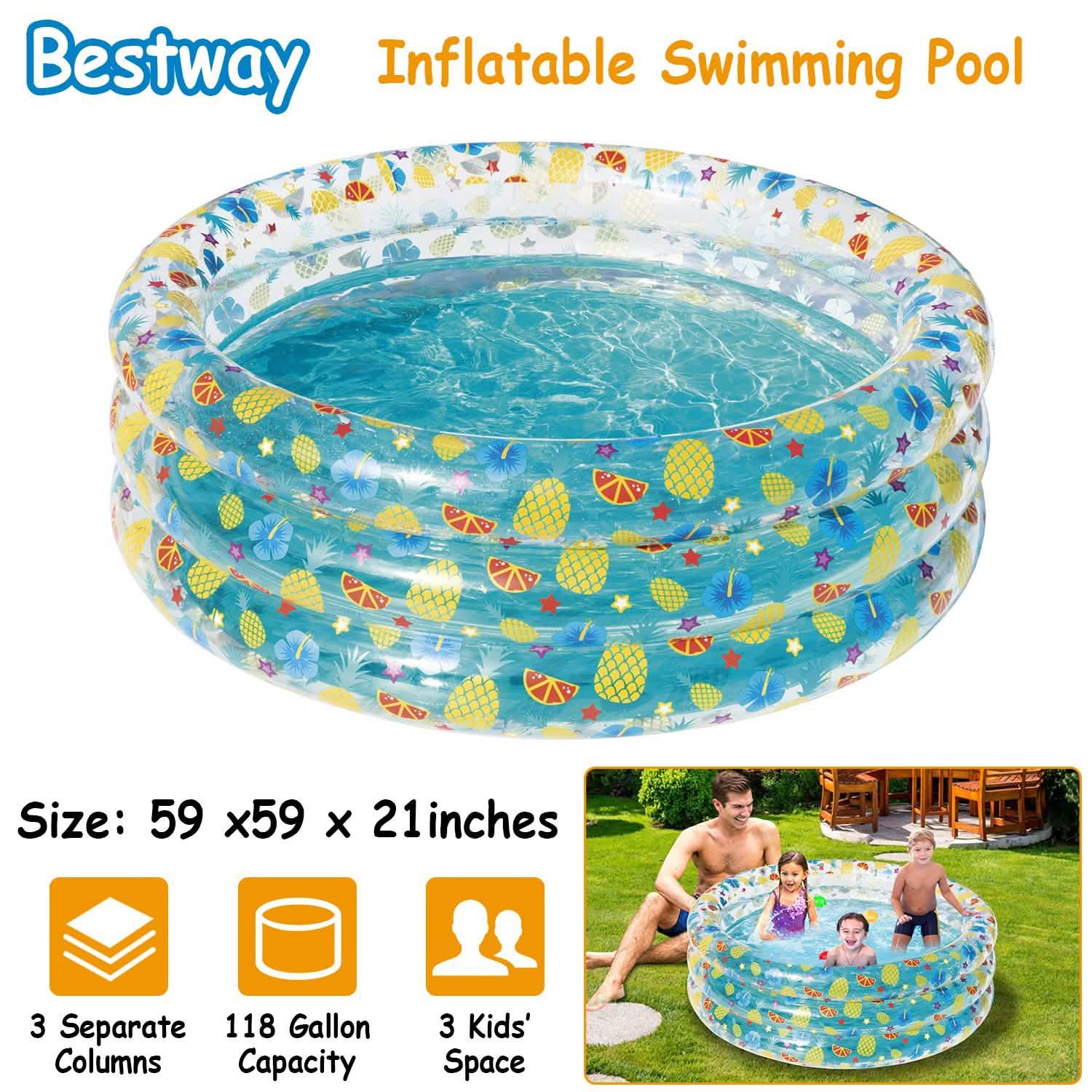 59x21" Inflatable Swimming Pool DailySale