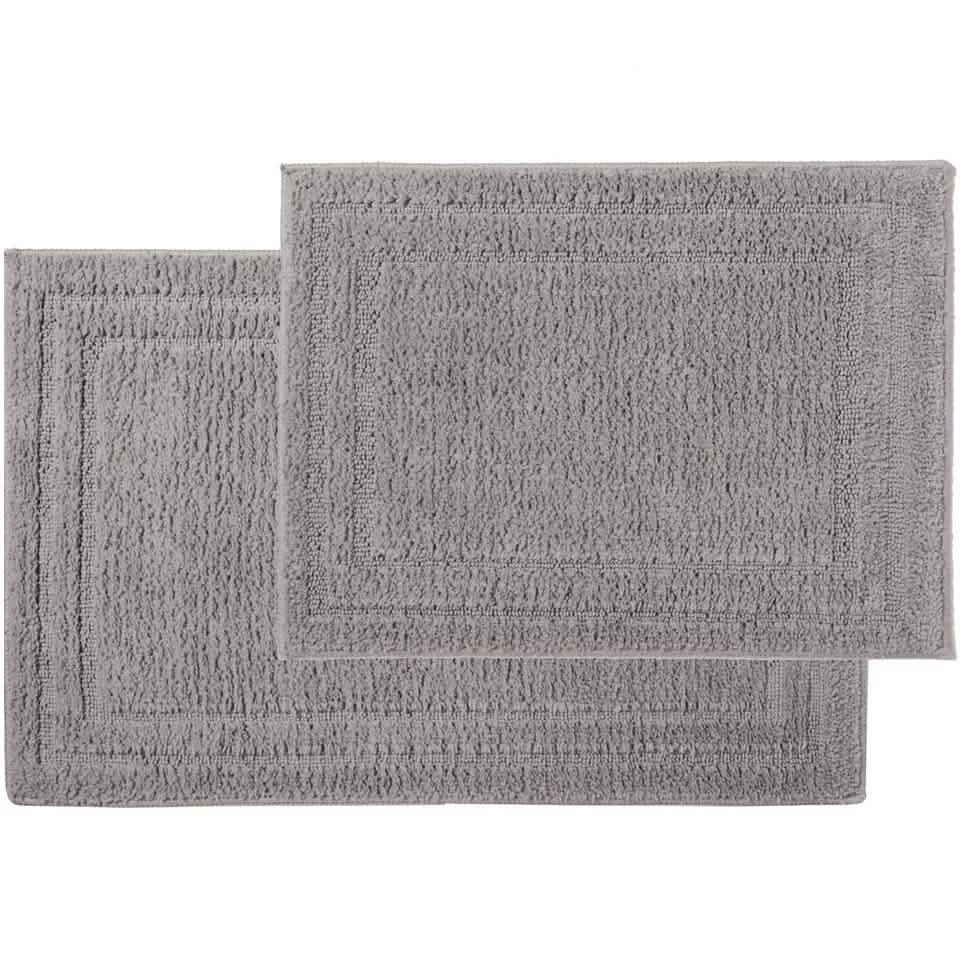 2-Piece: Bibb Home Microfiber Shag Bath Mat Set DailySale