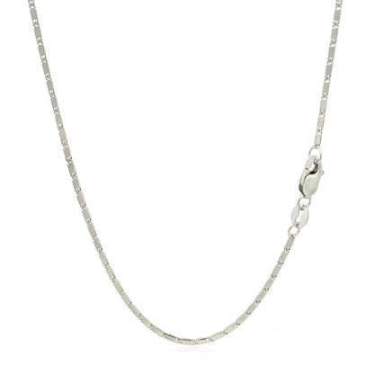 14k White Gold Lumina Pendant Chain 1.0mm Bids.com