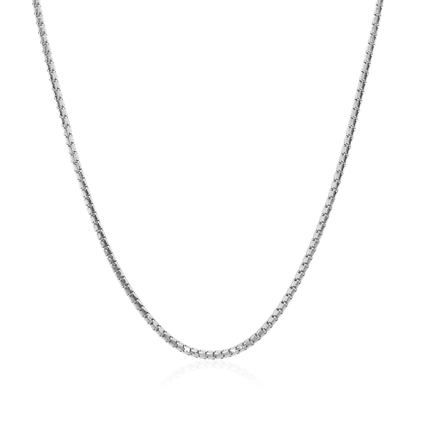 14k White Gold Ice Chain 1.3mm Bids.com
