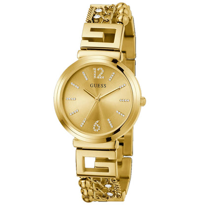 Guess Women's Gold Tone Analog Bids.com