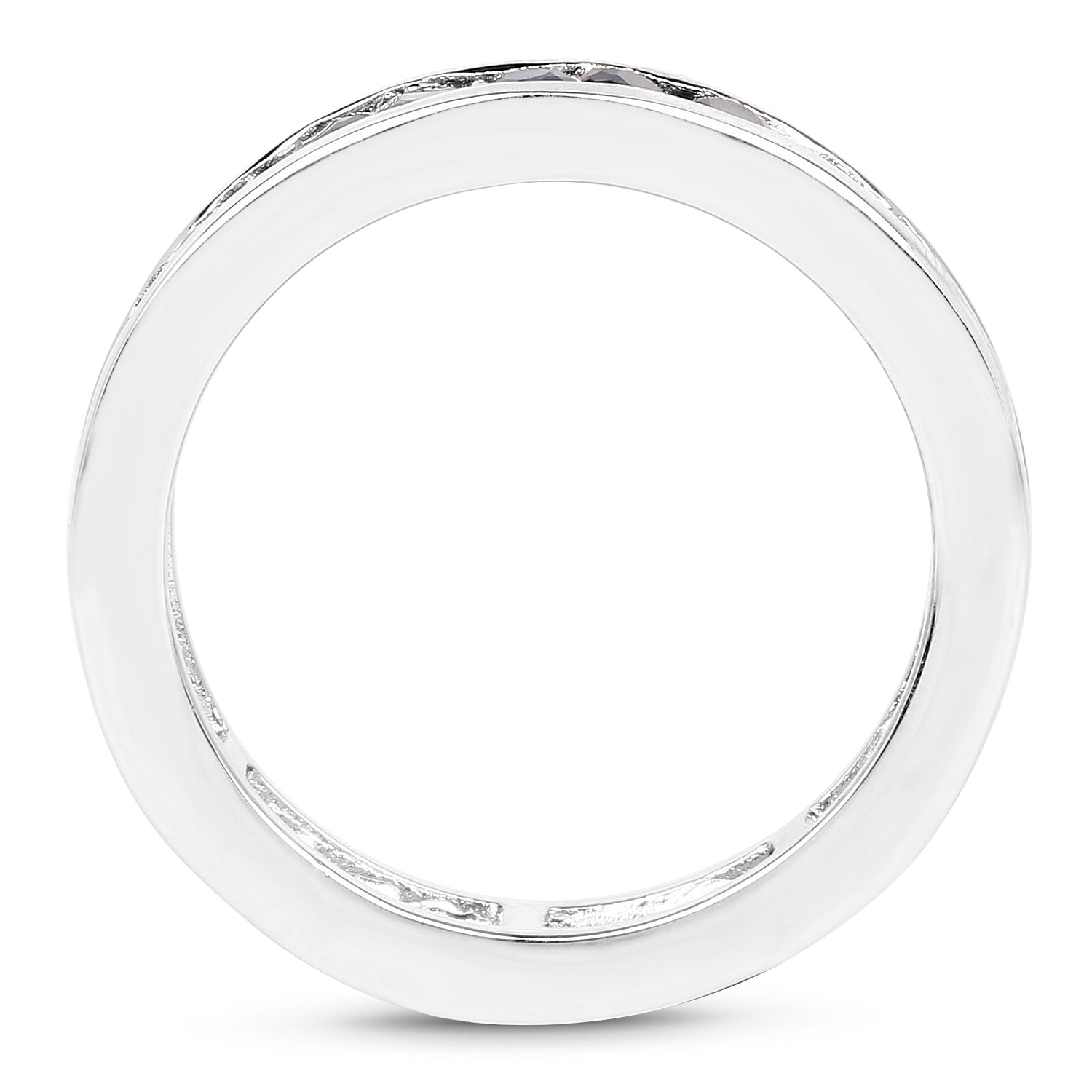 2.00 Carat Genuine Blue Sapphire .925 Sterling Silver Ring Bids.com