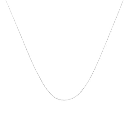 Solid 10K Yellow Gold 0.5mm Slim and Dainty Unisex 18" Rope Chain Necklace Bids.com