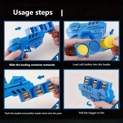 Soft Bullet Flying Saucer Toy Gun Set DailySale