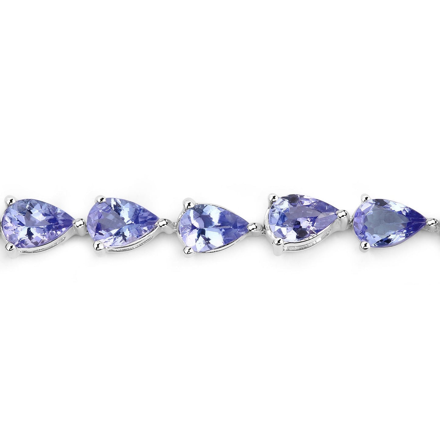 9.25 Carat Genuine Tanzanite .925 Sterling Silver Bracelet Bids.com