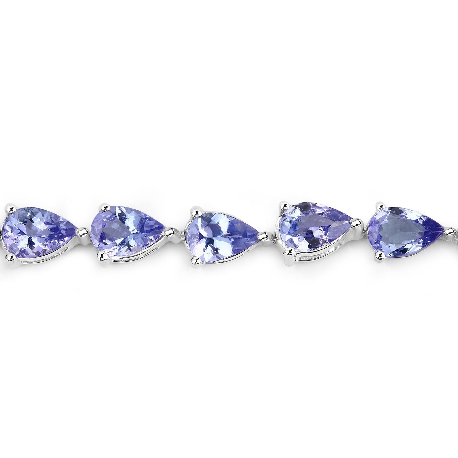 9.25 Carat Genuine Tanzanite .925 Sterling Silver Bracelet Bids.com