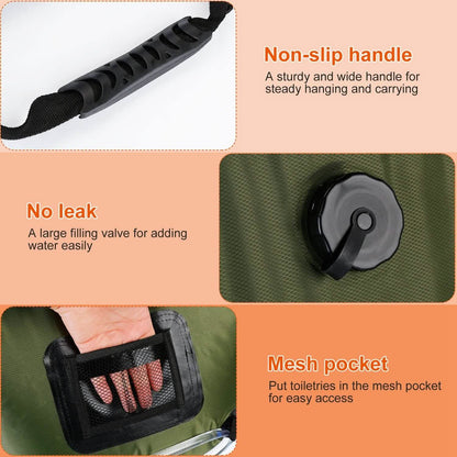 5Gal Solar Heating Camping Shower Bag DailySale