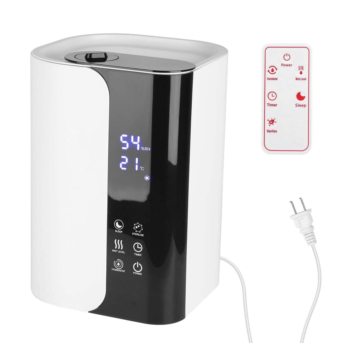 5L Gal Humidifier Top Fill Cool Mist with Essential Oils Diffuser Filter DailySale