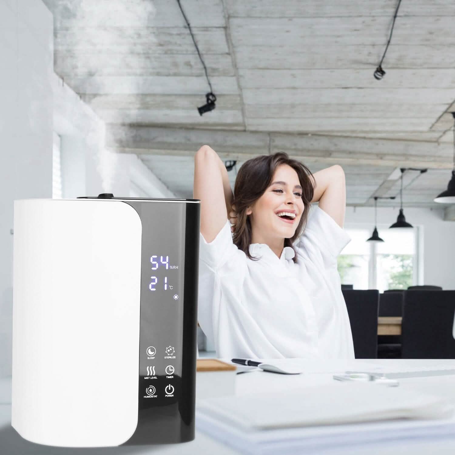 5L Gal Humidifier Top Fill Cool Mist with Essential Oils Diffuser Filter DailySale