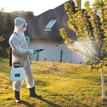 5L/1/3 Gallon Electric Plant Sprayer Telescopic Rechargeable with 3 Spray Sprouts DailySale