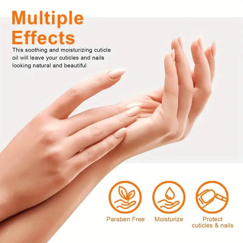 5ml/ 0.17oz Cuticle Oil Nail Natural Rose Nutrition Oil DailySale