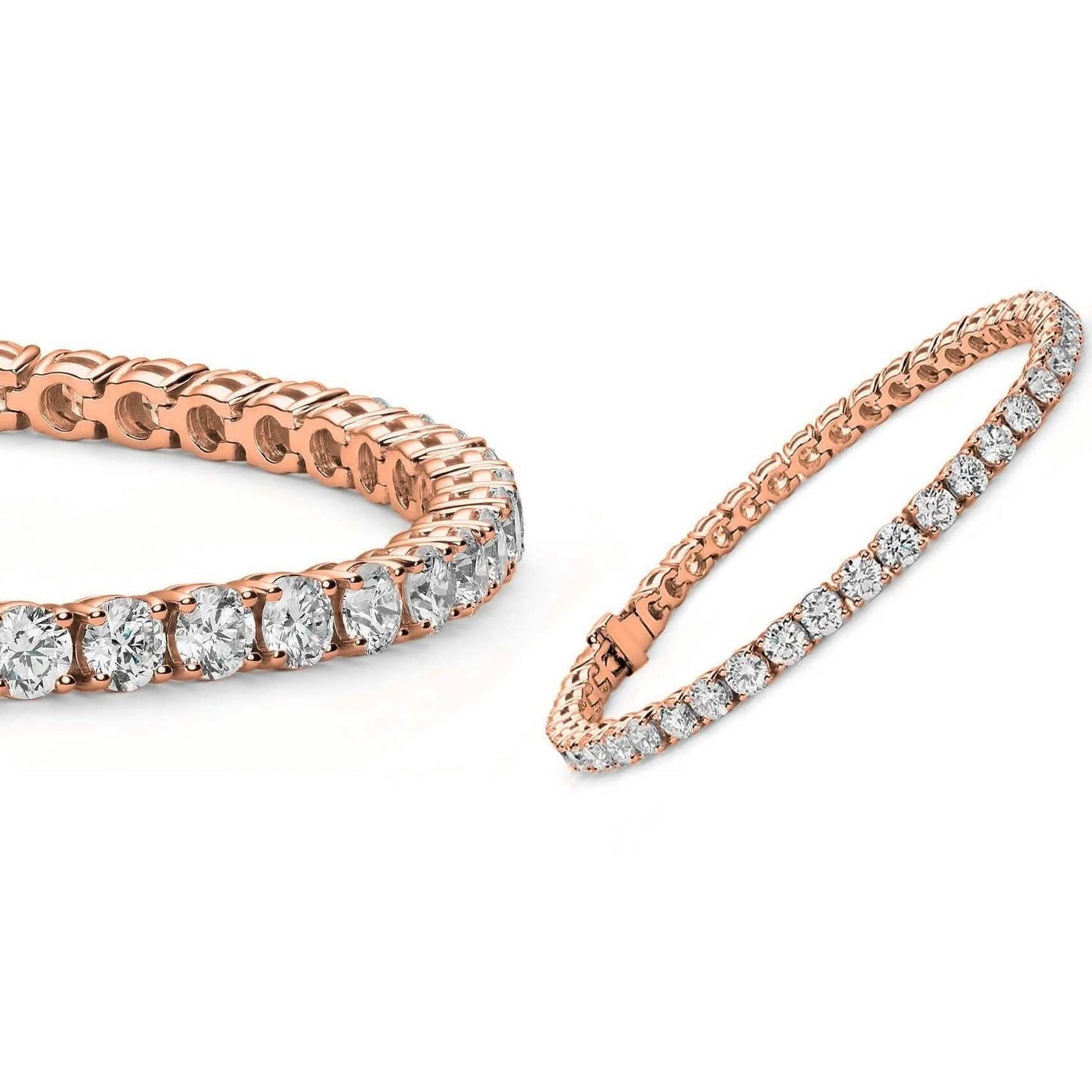 5MM Round Cubic Zirconia Tennis Bracelet DailySale