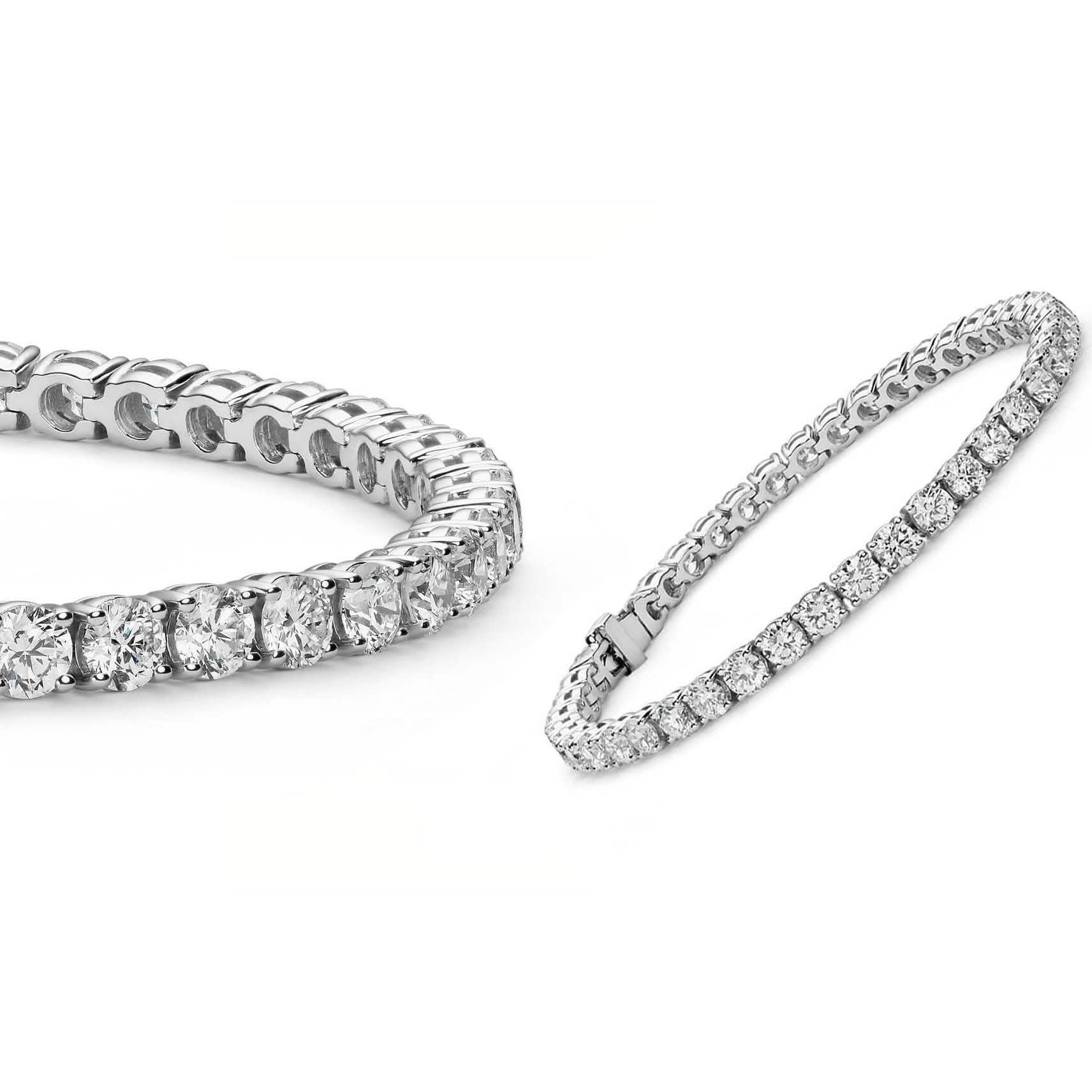 5MM Round Cubic Zirconia Tennis Bracelet DailySale