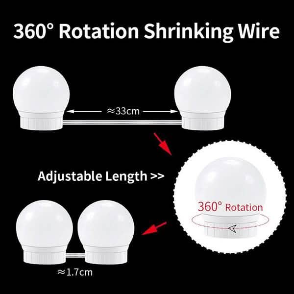 5V USB Power Vanity Lights DailySale