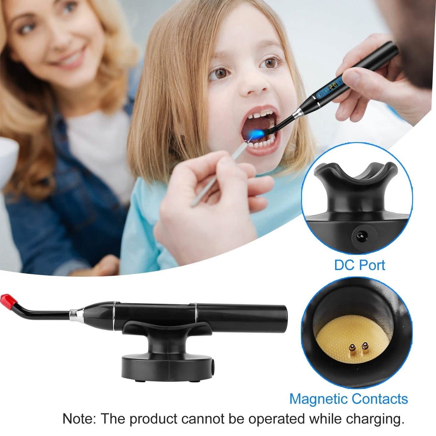 5W Cordless Dental LED Curing Light DailySale