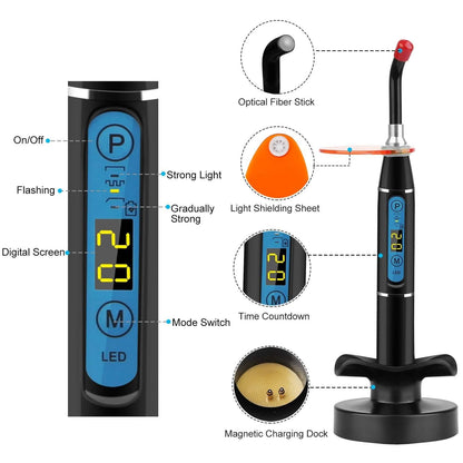 5W Cordless Dental LED Curing Light DailySale