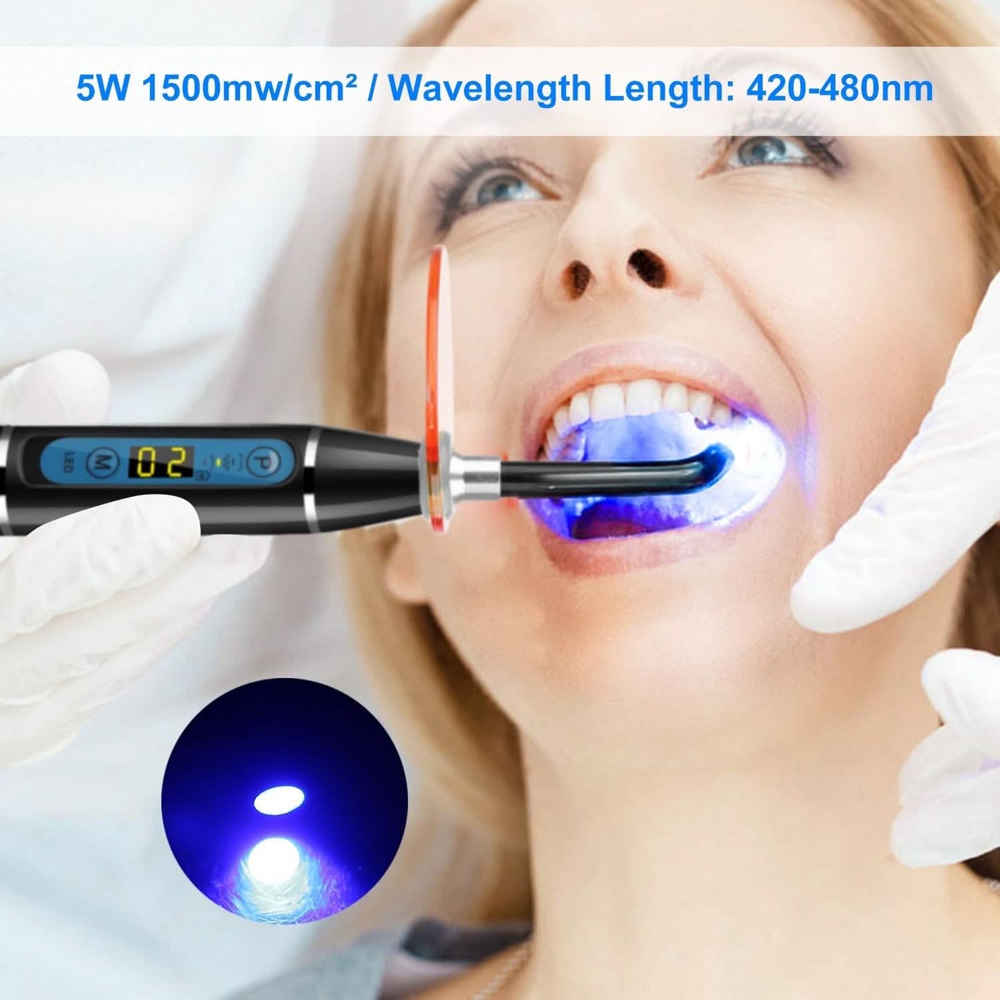 5W Cordless Dental LED Curing Light DailySale