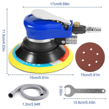 6" Air Random Orbital Sander Pneumatic DailySale