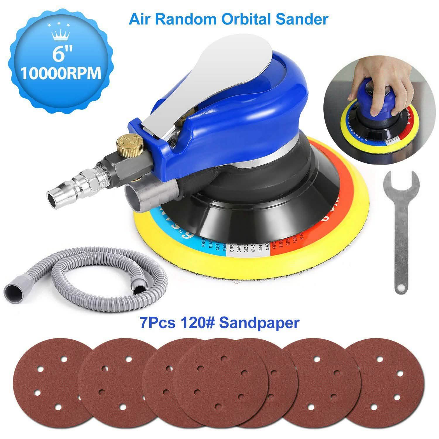 6" Air Random Orbital Sander Pneumatic DailySale