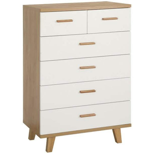 6 Drawer Dresser with Handle DailySale