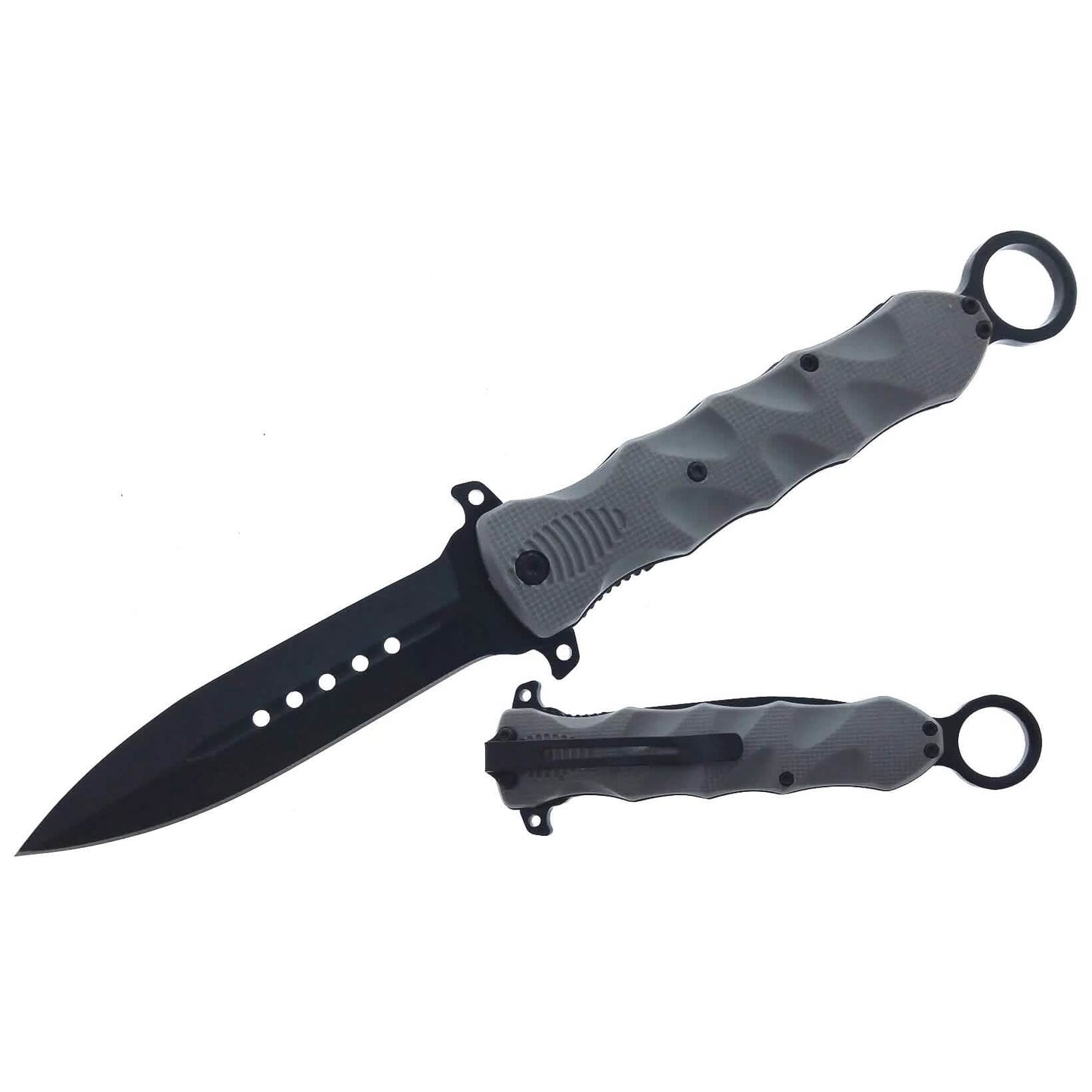 6" Finger Loop Knife With ABS Handle DailySale