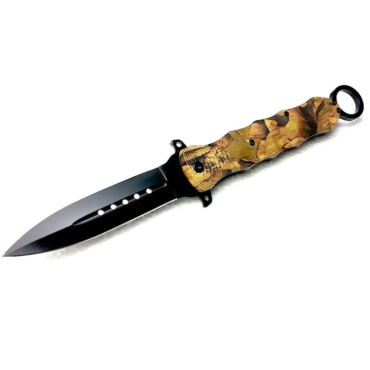 6" Finger Loop Knife With ABS Handle DailySale