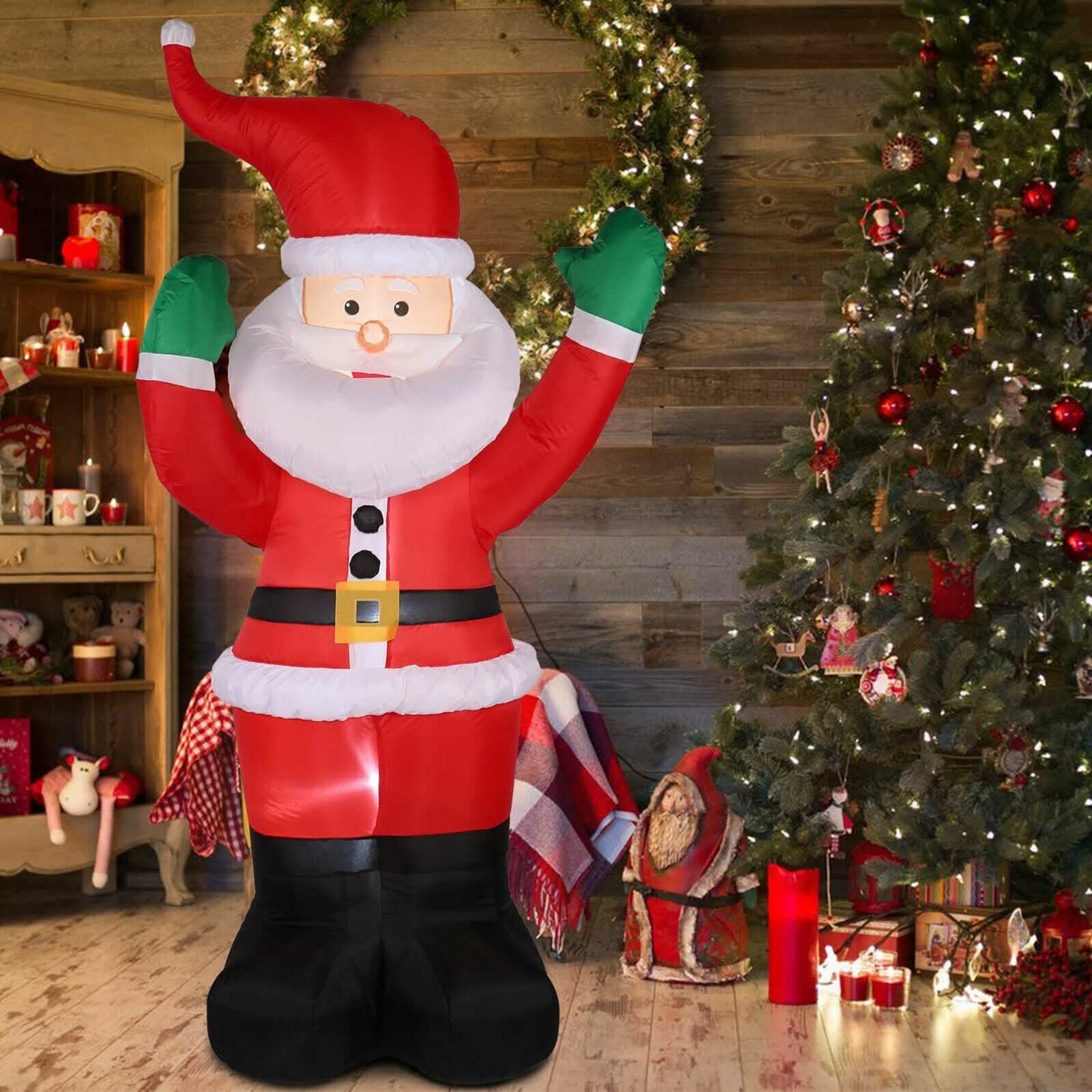 6 Ft. Santa Claus Inflatable Outdoor Decoration DailySale