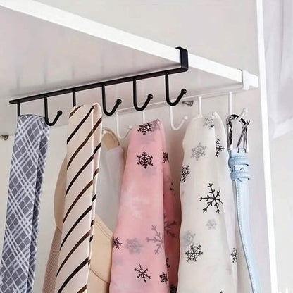 6 Hooks Kitchen Shelf Storage Rack DailySale