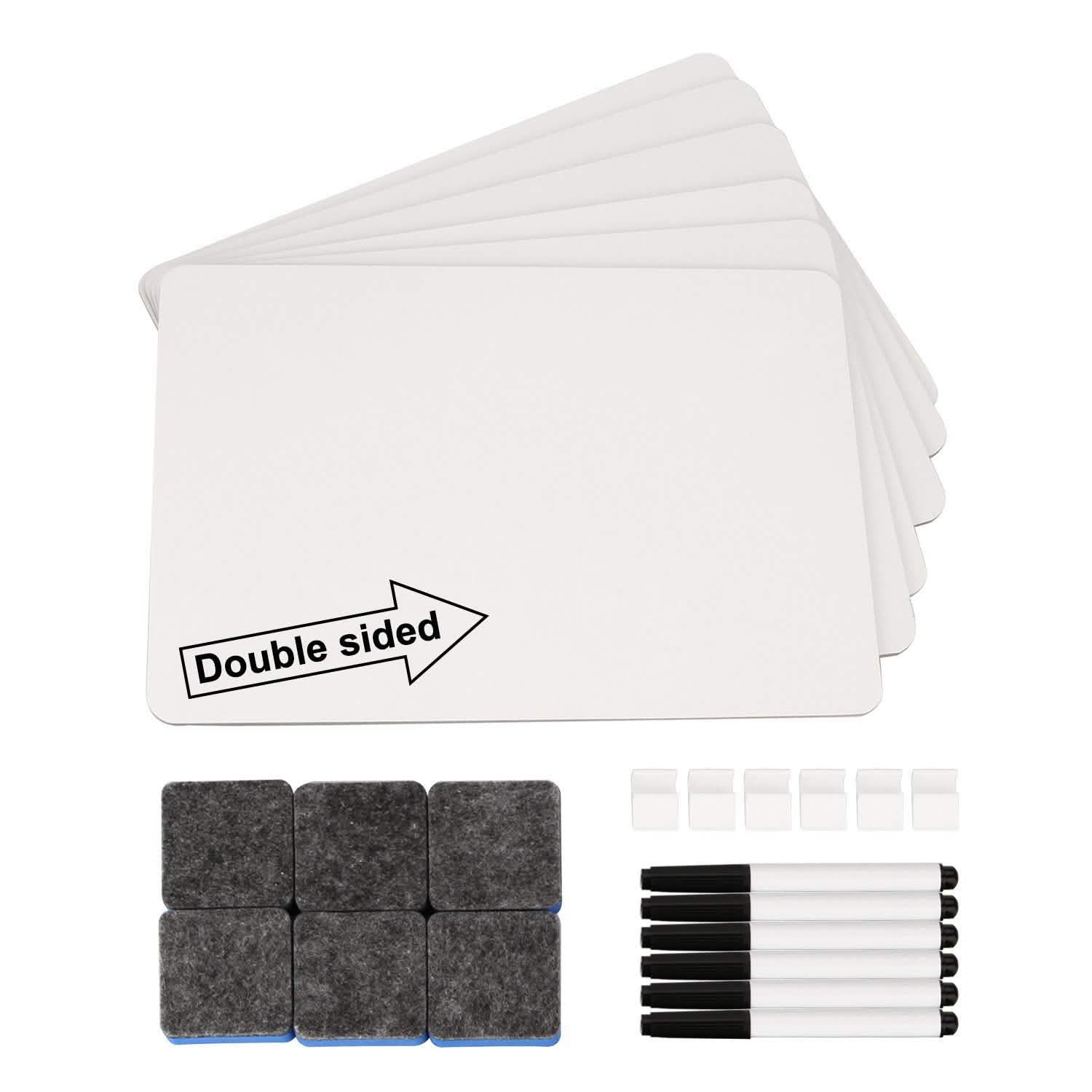 6 Kits Whiteboard Pen Clips Dry Erase Writing Drawing Board DailySale
