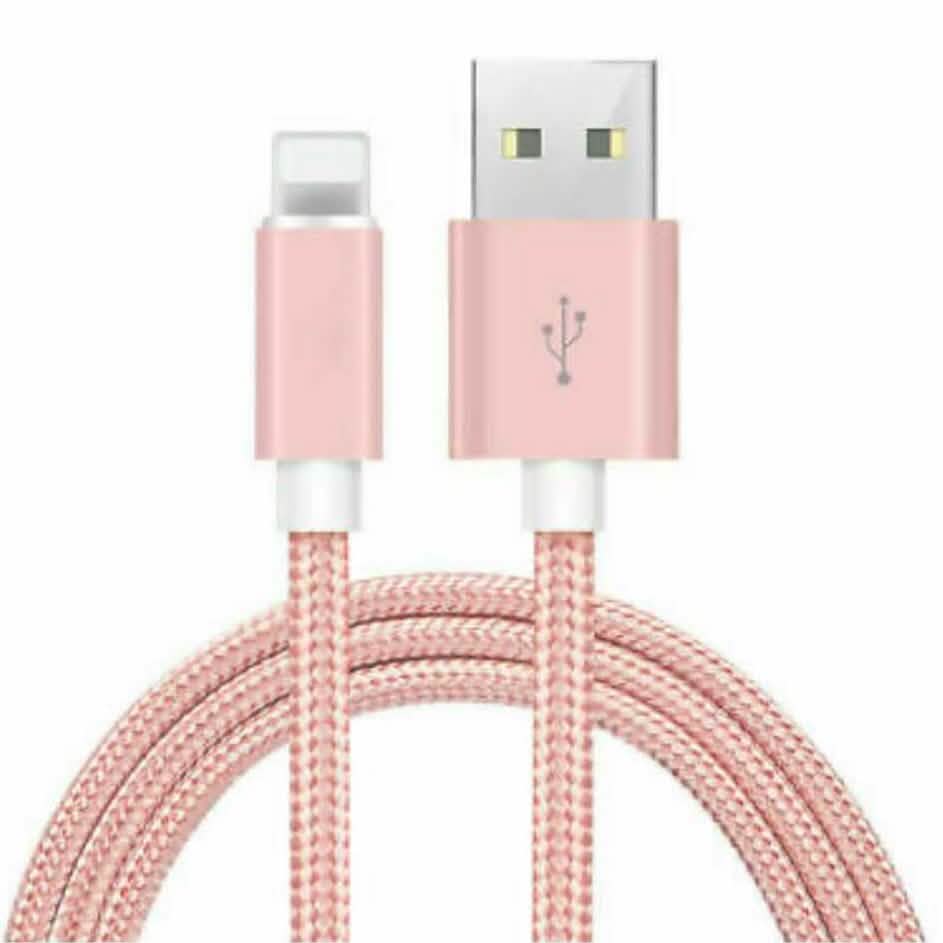 6-Pack: 10-Foot Braided Heavy-Duty Lightning Cables for Apple Devices DailySale
