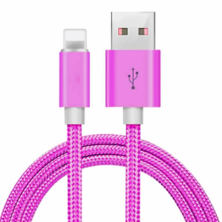 6-Pack: 10-Foot Braided Heavy-Duty Lightning Cables for Apple Devices DailySale
