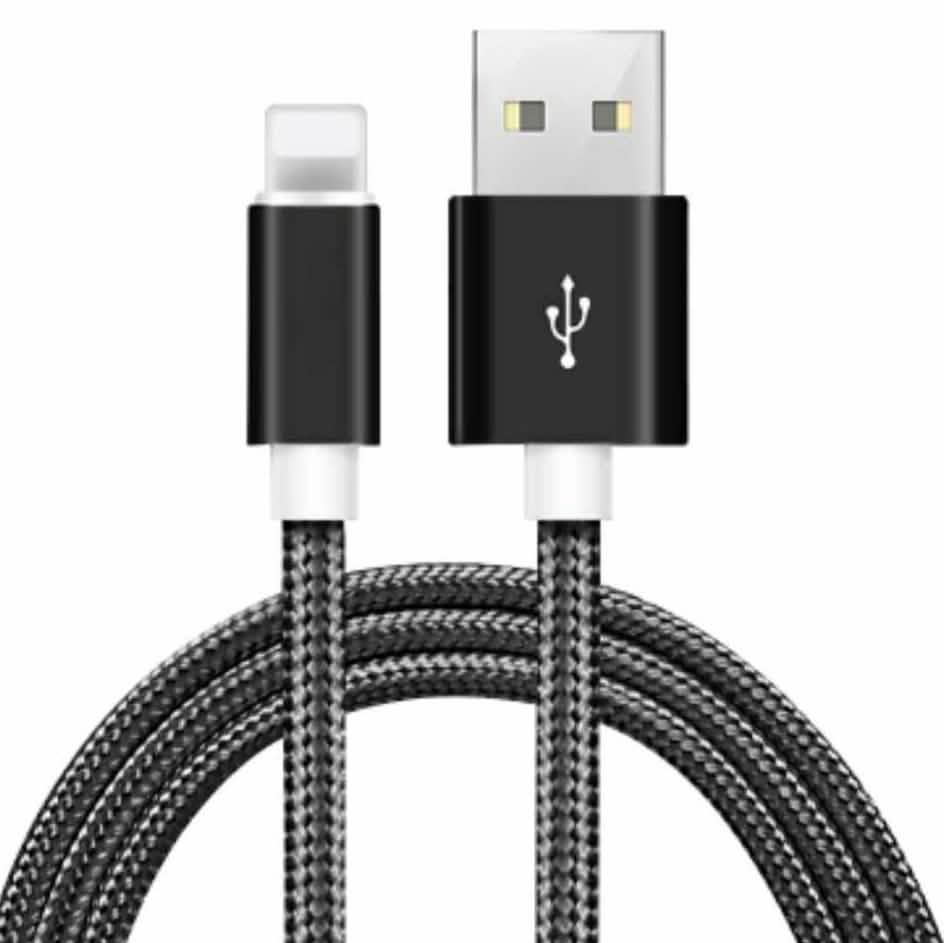 6-Pack: 10-Foot Braided Heavy-Duty Lightning Cables for Apple Devices DailySale