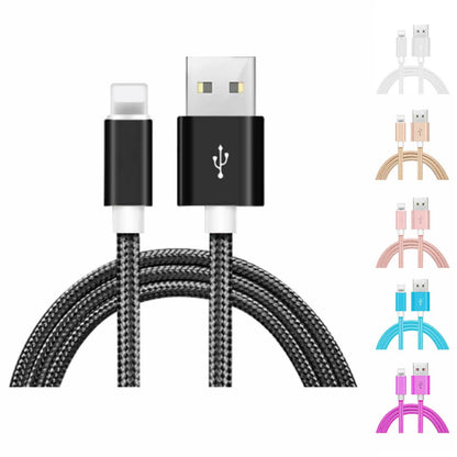 6-Pack: 10-Foot Braided Heavy-Duty Lightning Cables for Apple Devices DailySale