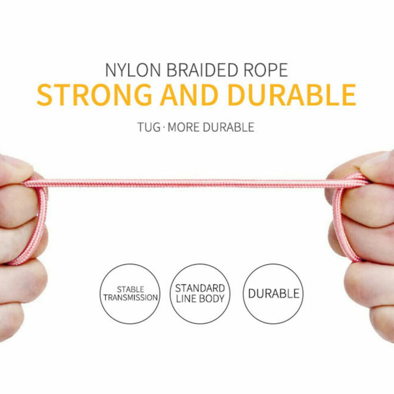 6-Pack: 10-Foot Braided Heavy-Duty Lightning Cables for Apple Devices DailySale