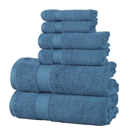 6-Pack: 100% Cotton Towel Set - Assorted Colors DailySale