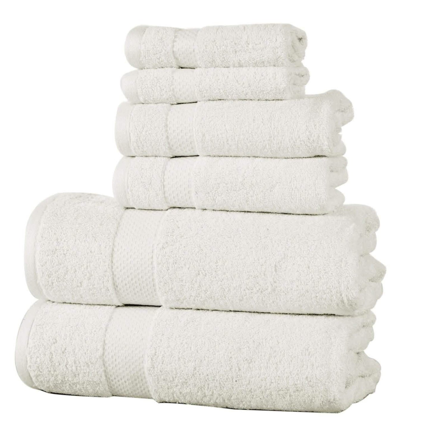 6-Pack: 100% Cotton Towel Set - Assorted Colors DailySale