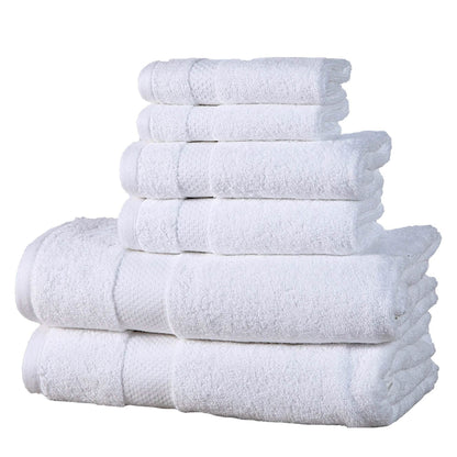 6-Pack: 100% Cotton Towel Set - Assorted Colors DailySale