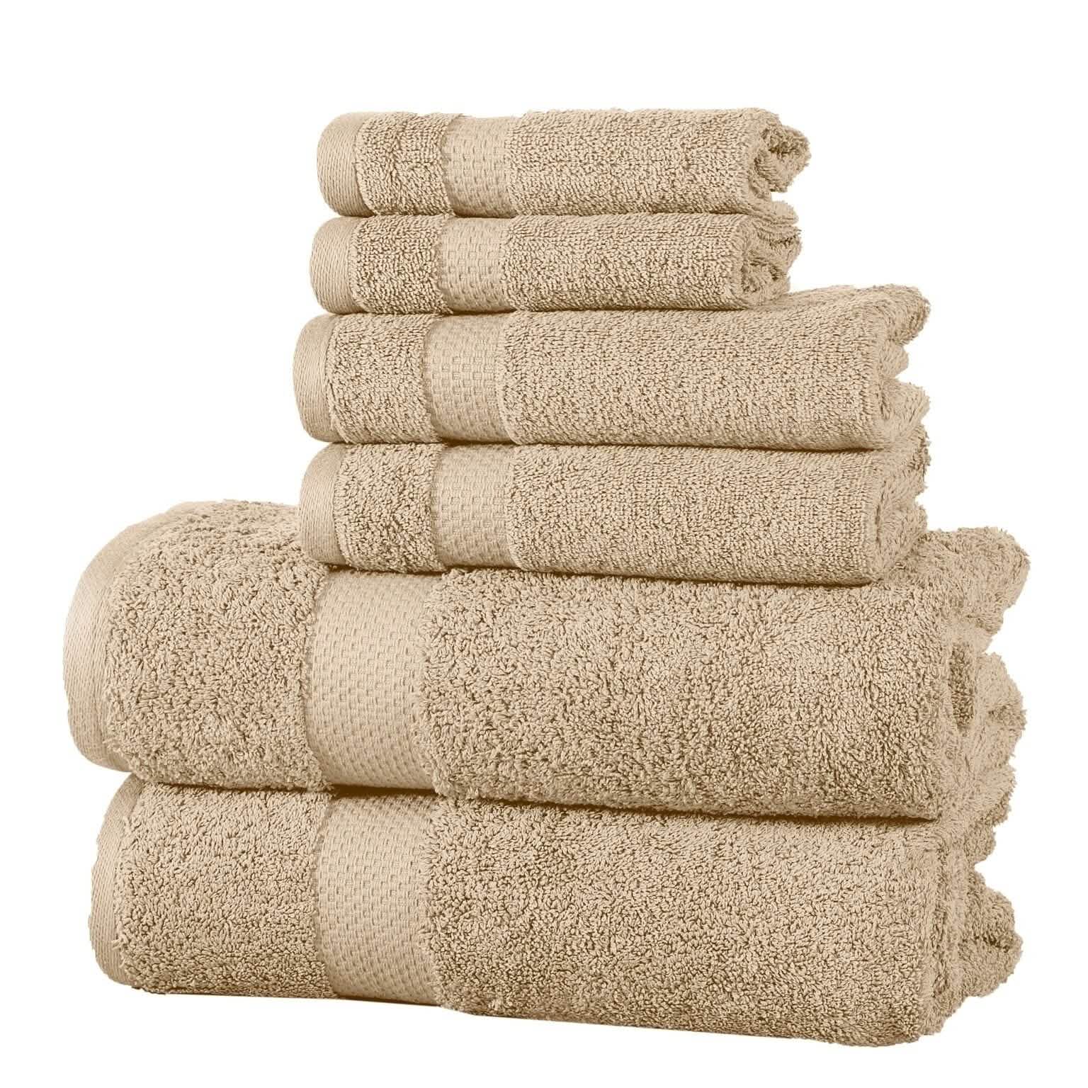 6-Pack: 100% Cotton Towel Set - Assorted Colors DailySale