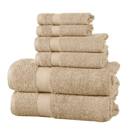 6-Pack: 100% Cotton Towel Set - Assorted Colors DailySale