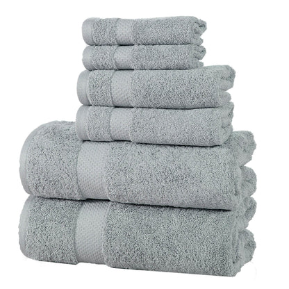 6-Pack: 100% Cotton Towel Set - Assorted Colors DailySale