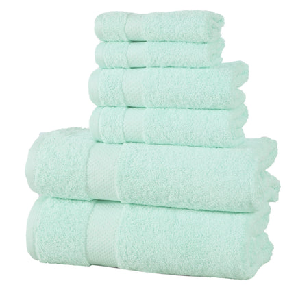 6-Pack: 100% Cotton Towel Set - Assorted Colors DailySale
